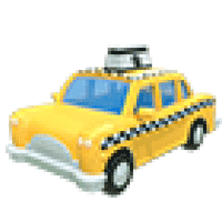 Yellow Taxi Cab  - Legendary from Robux